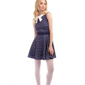 Collectif Bright & Beautiful floral swing skirt